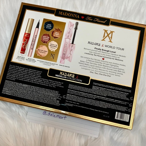 TOO FACED MADONNA MADAME X MEDELLIN COLLECTION NIB - Picture 8 of 8